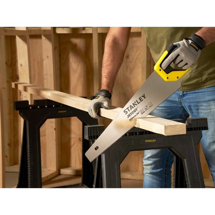 Stanley® Hand Tools Jet Cut Rough Handsaw 500mm (20in) 8 TPI STANLEY® Hand Tools - Town Tools