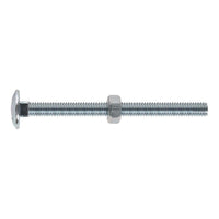 Sealey Coach Bolt & Nut DIN 603 M6 x 75mm Zinc Pack of 100 CBN675