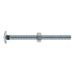 Sealey Coach Bolt & Nut DIN 603 M6 x 75mm Zinc Pack of 100 CBN675 Sealey - Town Tools 