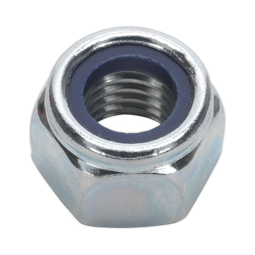 Sealey Nylon Locknut M12 Zinc Pack of 25 NLN12 Sealey - Town Tools 
