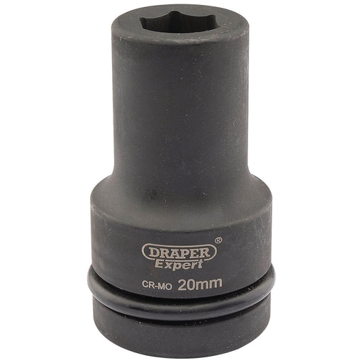 Draper Expert HI-TORQ 6 Point Deep Impact Socket, 1" Sq. Dr., 20mm Draper - Town Tools 