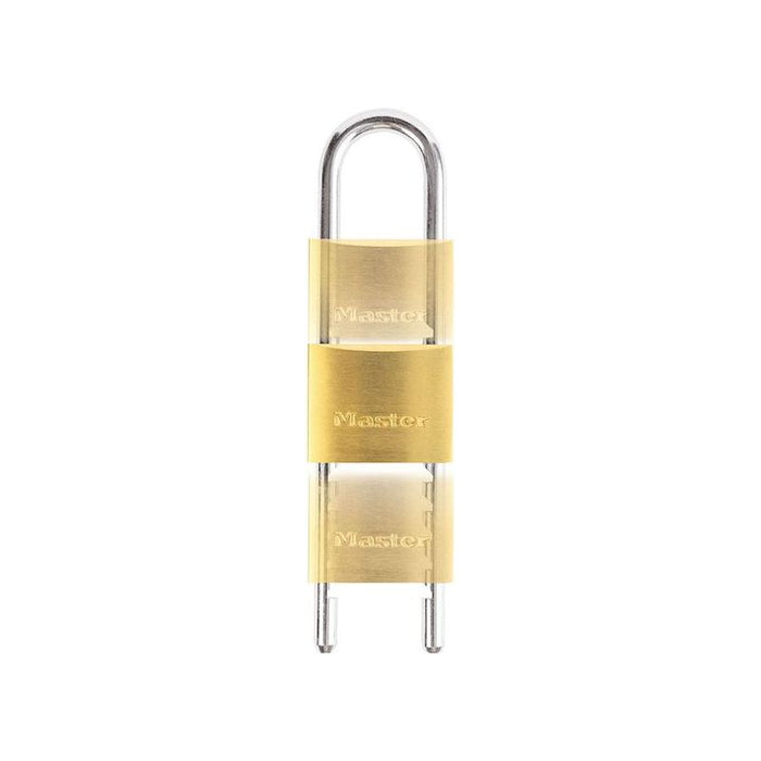 Master Lock Solid Brass 50mm Padlock with Adjustable Shackle Master Lock - Town Tools