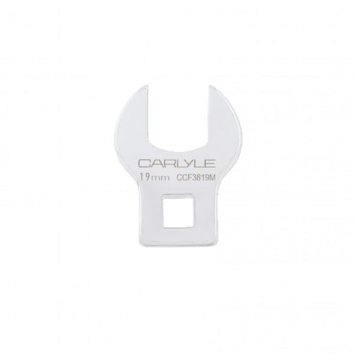 Carlyle Tools 3/8In Drive 19mm Open-End Crowfoot Wrench - image 1