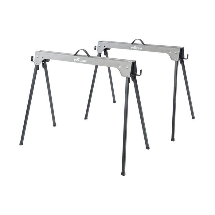 Evolution Metal Folding Sawhorse Stand (Twin Pack) Evolution - Town Tools