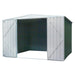 Dellonda Galvanised Steel Metal Garden Shed - Green Dellonda - Town Tools 