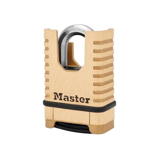 Master Lock Excell™ Closed Shackle Brass Combination 58mm Padlock Master Lock - Town Tools