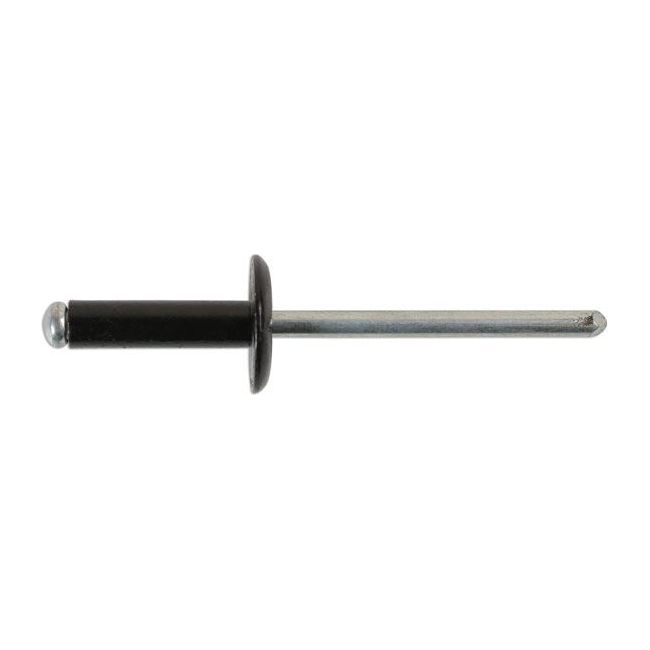 Tool Connection Large Flange Black Rivets 4.8mm x 14mm 100pc 32892 Tool Connection - Town Tools 