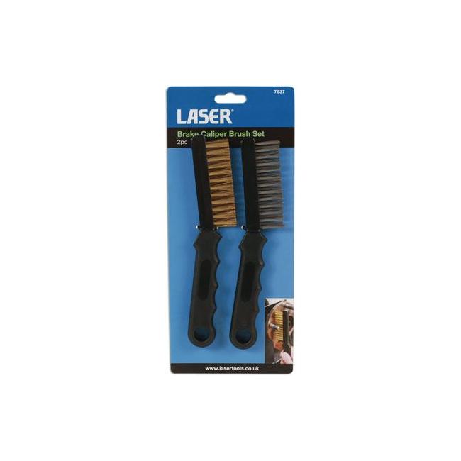 Laser Brake Caliper Brush Set 2pc 7637 Laser - Town Tools 