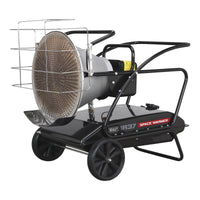 Sealey Space Warmerï Paraffin/Kerosene/Diesel Heater with Wheels 125000Btu/hr