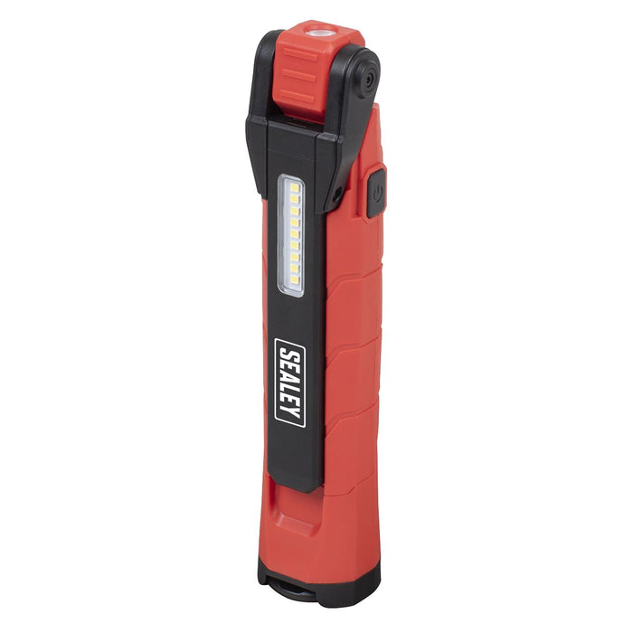 Sealey Rechargeable 360 Inspection Light 10W & 2 x 4W SMD LED - Red LED3605R Sealey - Town Tools 