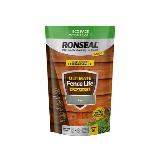Ronseal Ultimate Fence Life Concentrate Sage 950ml Ronseal - Town Tools