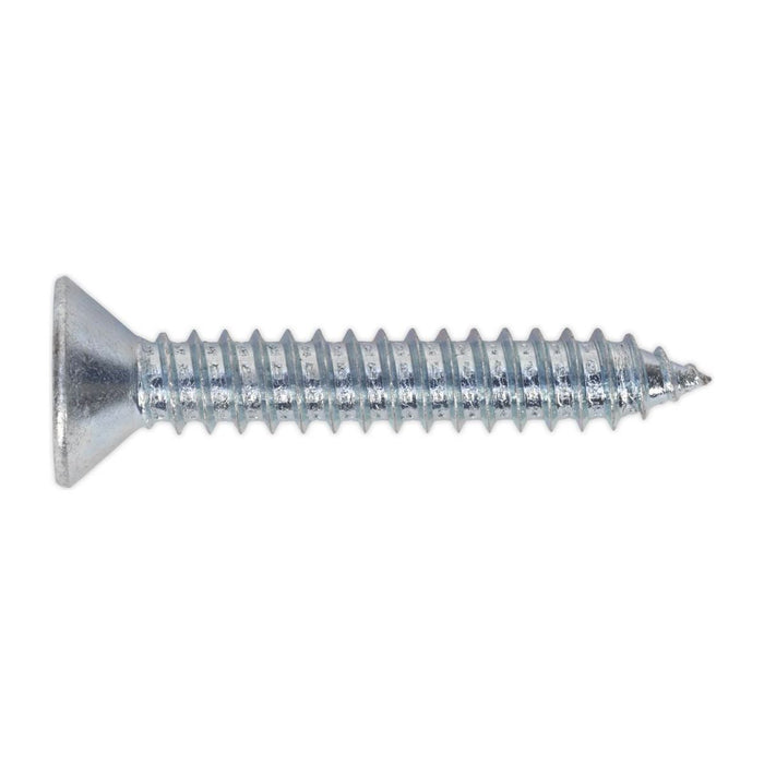 Sealey Self Tapping Screw 6.3 x 38mm Countersunk Pozi Pack of 100 ST6338 Sealey - Town Tools 