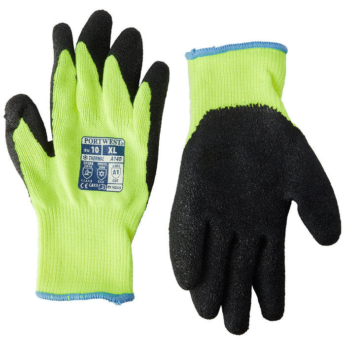 Portwest Thermal Grip Glove - Black - X Large Portwest - Town Tools 