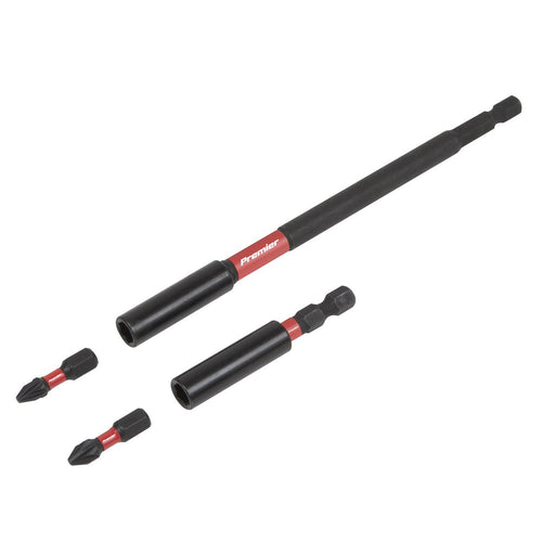 Sealey Premier Premier Impact Grade Power Tool Bit Holder Set 4pc AK8276 Sealey Premier - Town Tools 