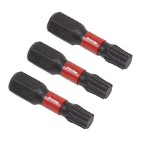 Sealey TRX-Star* T27 Impact Power Tool Bits 25mm 3pc AK8219