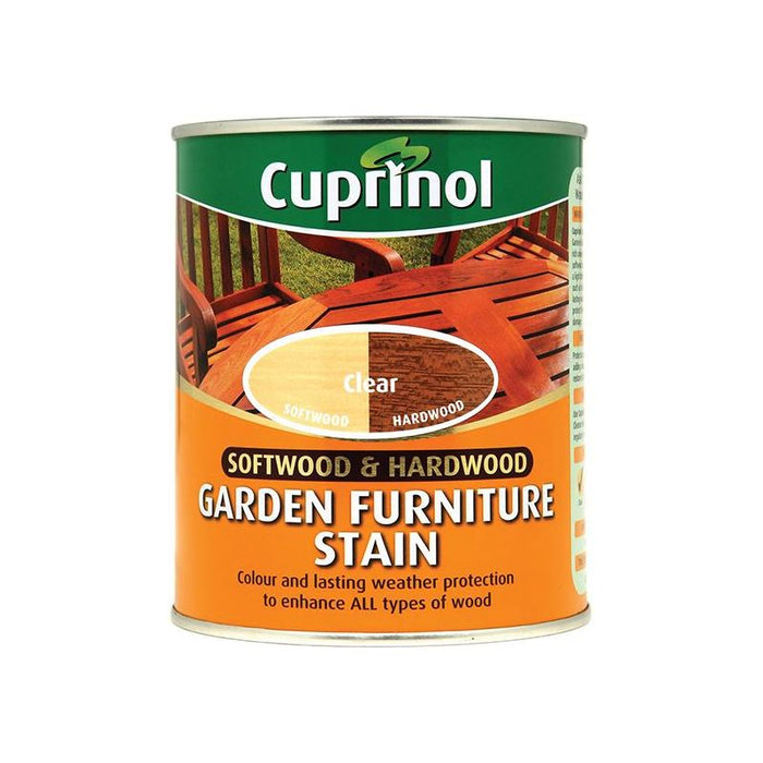 Cuprinol Softwood & Hardwood Garden Furniture Stain Clear 750ml Cuprinol - Town Tools