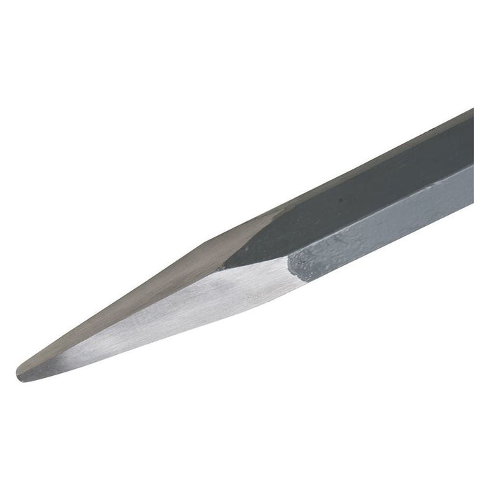 Silverline Bent Chisel Digging Bar 1500 x 27mm Silverline - Town Tools 