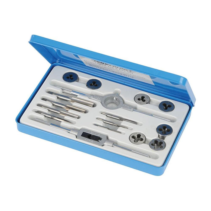 Silverline Expert Tap & Die Set 16pce Metric Silverline - Town Tools 