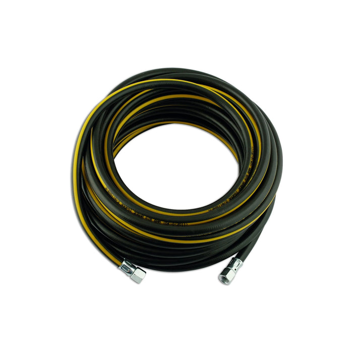 Connect Rubber Air Hose 8mm(5/16) C/W 1/4BSP Nipples 15m 30905 Tool Connection - Town Tools 