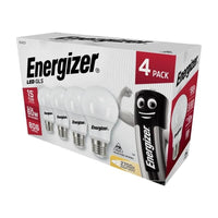 Energizer® LED ES (E27) Opal GLS Non-Dimmable Bulb, Warm White 806 lm 8.2W (Pack 4)