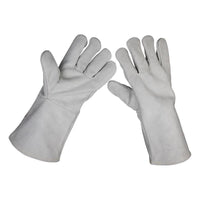 Sealey Leather Welding Gauntlets Lined Heavy-Duty Extra-Large Pair SSP151