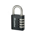 Master Lock Black Finish 40mm 4-Digit Combination Padlock Master Lock - Town Tools