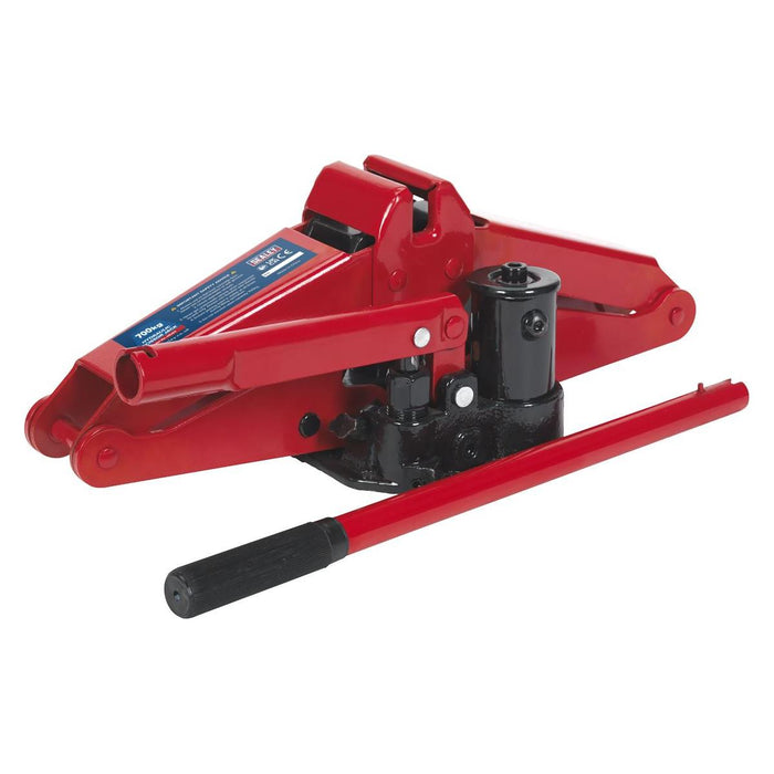 Sealey Hydraulic Scissor Jack 700kg HSJ07 Sealey - Town Tools 