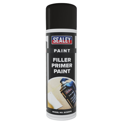 Sealey Filler Primer Paint 500ml SCS061S Sealey - Town Tools 