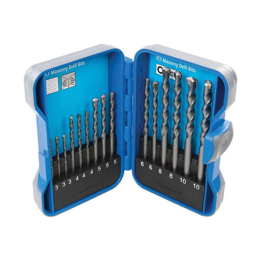 Silverline TCT Masonry Drill Bit Set 15pce 3 - 10mm Silverline - Town Tools 