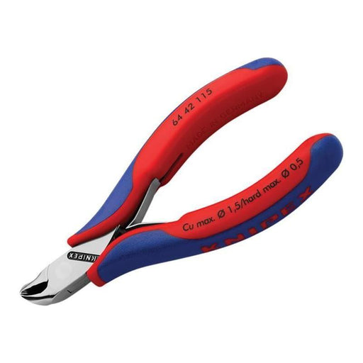 Knipex Electronics Diagonal End Cutting Nippers Short Head 115mm Knipex - Town Tools