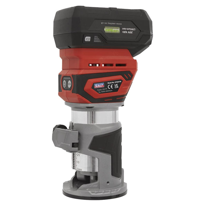 Sealey SV20 Series Cordless Trimming Router 20V - Body Only CP20VTR Sealey - Town Tools 