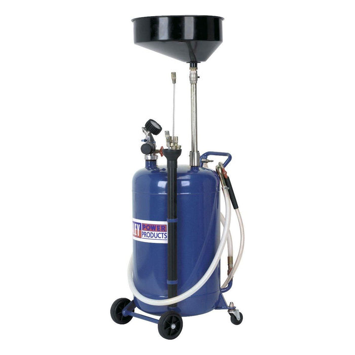 Sealey Air Discharge Mobile Oil Drainer with Probes 90L AK459DX Sealey - Town Tools 