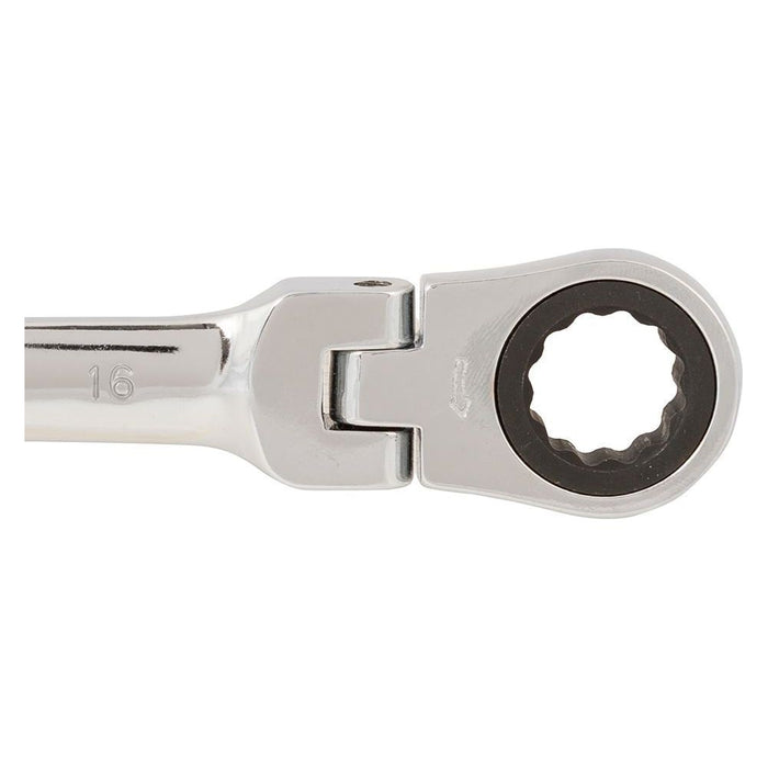 Silverline Flexible Head Ratchet Spanner 16mm Silverline - Town Tools 