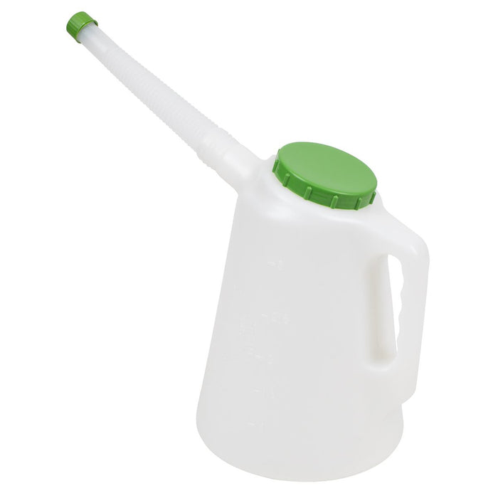 Sealey Oil Container with Flexible Spout 3L - Green Lid JDL3G Sealey - Town Tools 