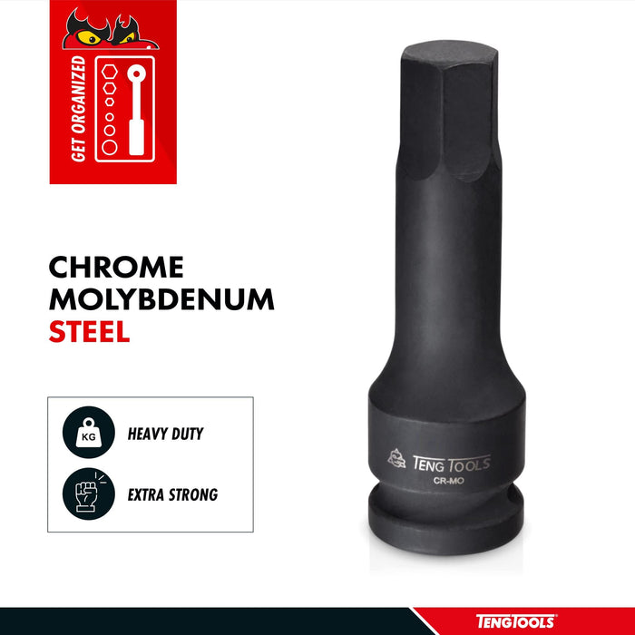 Teng Tools 1/2" Hex Impact Socket DIN AF 5/8" Teng Tools - Town Tools 