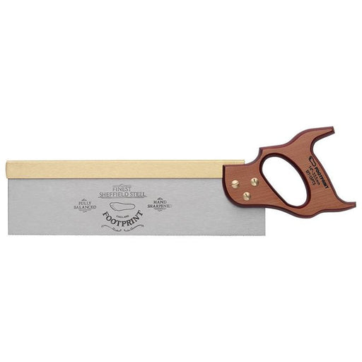 Footprint 256 Brass Back Tenon Saw 300mm (12in) 13 TPI Footprint - Town Tools