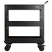 Bunker 3 Tier Trolley with Pull Handle and Stainless Steel Worktop, 714mm Draper - Town Tools