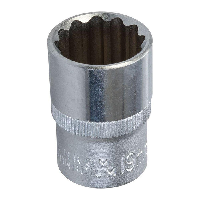 King Dick Socket SD 1/2" Metric 12pt 19mm King Dick - Town Tools 