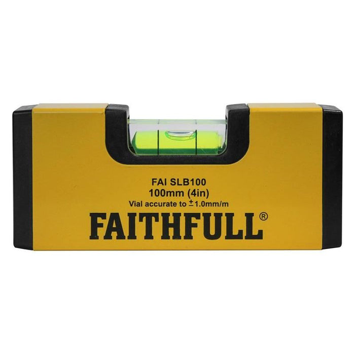 Faithfull Magnetic Mini Level 100mm Faithfull - Town Tools