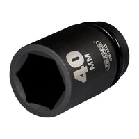 Draper Draper HI-TORQ Deep Impact Socket, 1" Sq. Dr., 40mm