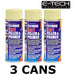 3x E-Tech Technik 2-in-1 Filler & Primer Car Body Repair Paint Undercoat 400ml Can E-Tech - Town Tools 