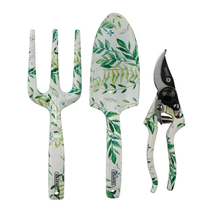 Draper Garden Tool Set with Floral Pattern (3 Piece) 08994 Draper - Town Tools 