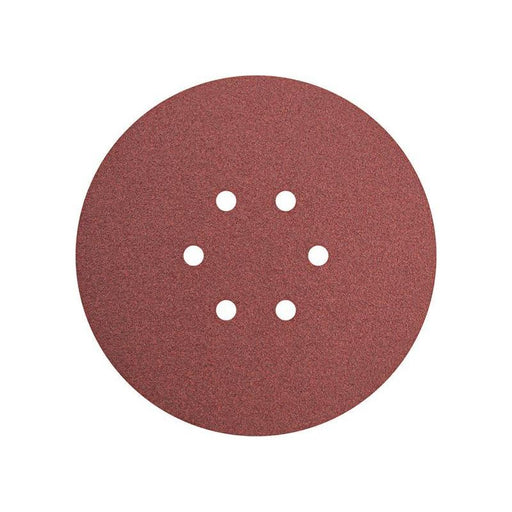 Faithfull Hook & Loop Sanding Disc DID2 Holed 150mm Coarse (Pack 5) Faithfull - Town Tools
