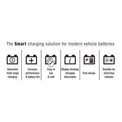 Maypole 7428 8A 12V Car Bike Caravan Van Electronic Smart Battery Charger Maypole - Town Tools 