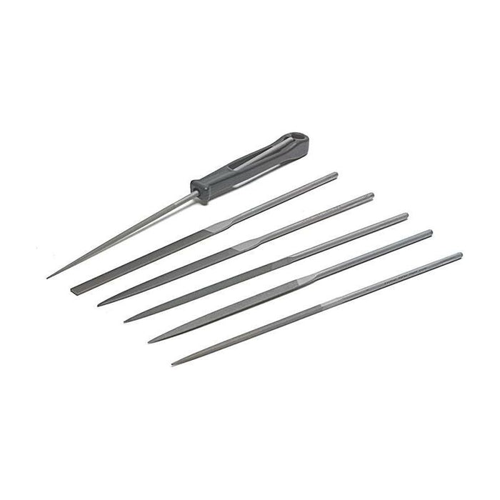 Bahco 2-470-16-2-0 Needle File Set of 6 Cut 2 Smooth 160mm (6.2in) Bahco - Town Tools