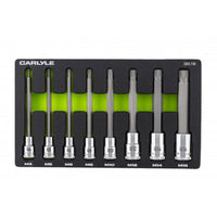 Carlyle Tools 8 Pc Long Triple Square Bit Set