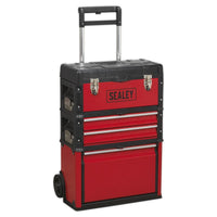 Sealey Mobile Steel/Composite Toolbox 3 Compartment AP548