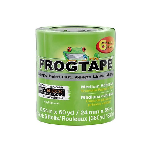 Shurtape FrogTape® Multi-Surface Masking Tape 24mm x 55m (6 Pack) Shurtape - Town Tools
