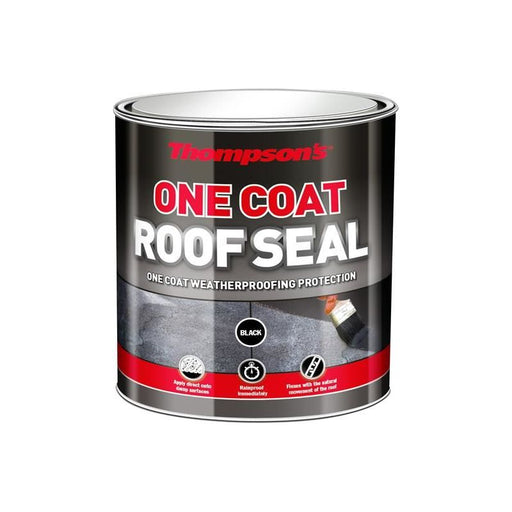 Ronseal Thompson's One Coat Roof Seal Black 5 litre Ronseal - Town Tools