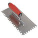 Sealey Stainless Steel 8mm Notched Trowel with Rubber Handle 270mm T7808 Sealey - Town Tools 